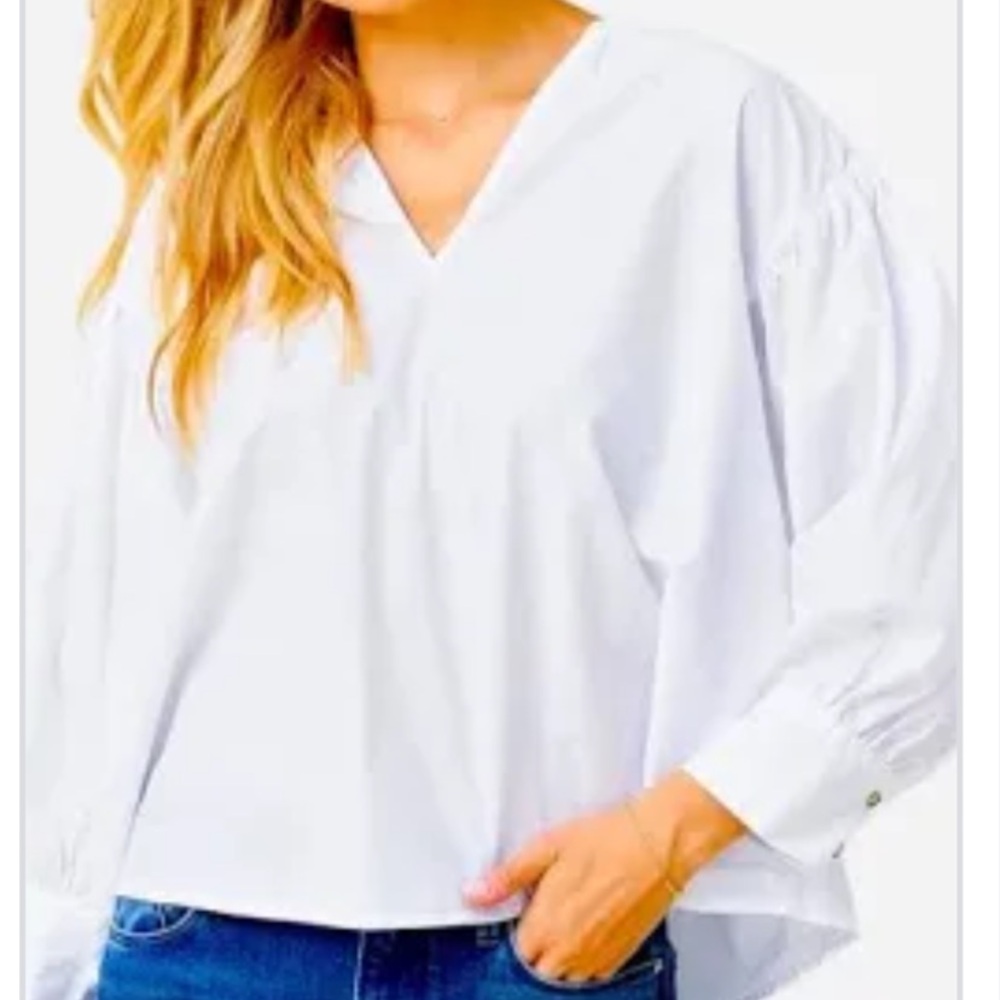 Velvet oversized blouse